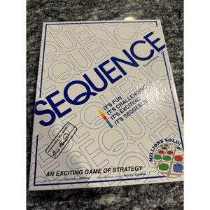 Sequence Board Game By Jax  Family Strategy Game For Ages 7+  2-12 Players  Exci